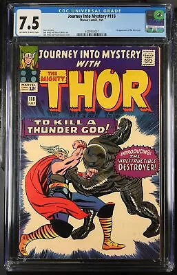 Buy Journey Into Mystery #118 - Marvel Comics 1965 CGC 7.5 1st Appearance Of The Des • 193.38£