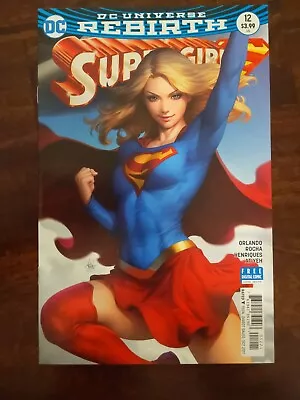 Buy Supergirl #12 Stanley Lau Artgerm Variant  2018 • 7.76£