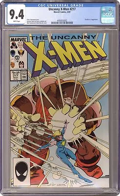 Buy Uncanny X-Men #217D CGC 9.4 1987 4406850002 • 37.28£