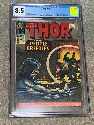 Buy Thor 134  CGC  8.5   1st First Appearance Of The High Evolutionary • 309.87£