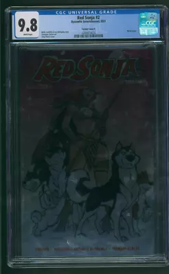 Buy Red Sonja #2 Tony Fleecs  Stray Dogs  METAL Variant CGC 9.8 * 1 Of 1 * • 82.76£