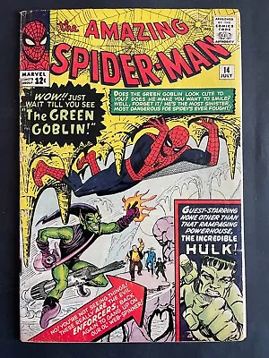 Buy Amazing Spider-Man #14 1st App Green Goblin Marvel 1964 Comics • 1,009.55£