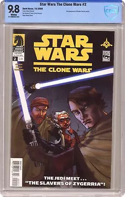 Buy Star Wars Clone Wars #2 CBCS 9.8 2008 21-40B63E2-023 2nd App Ahsoka Tano • 174.74£
