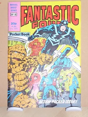 Buy FANTASTIC FOUR Pocket Book #19  1981 British Published Marvel Comics - FN • 2.99£