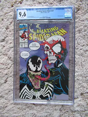 Buy 1991 Amazing Spider-man #347 Cgc 9.6 White Pages • 85.43£