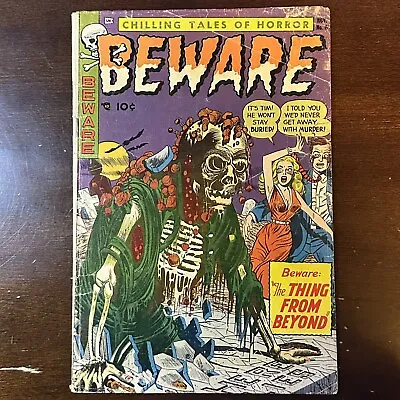 Buy Beware #6 (1953) - PCH! Golden Age Horror! Pre-Code! Skull Cover! • 640.70£