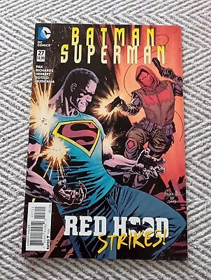 Buy Batman Superman #27, DC Comics, February 2016 Red Hood Strikes • 1.75£