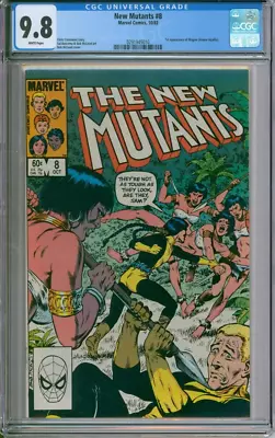 Buy Marvel Comics The New Mutants #8 CGC 9.8 1st Appearance Of Magma • 52.87£