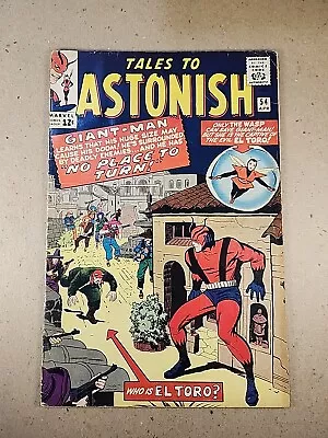 Buy 💥 Tales To Astonish #54 Nice Ant-Man Giant-Man Wasp Marvel Comic 1964 • 46.59£