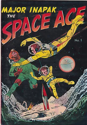 Buy MAJOR INAPAK THE SPACE ACE #1 (1951) ME Comics Promotional Comic Powell Art VG+ • 7.21£