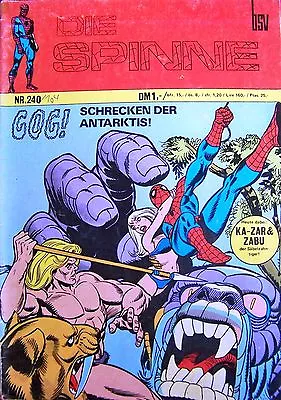 Buy Bronze Age + Bsv Hit + Spider-man #103 + 1972 + German + 240 + Stan Lee + • 13.19£