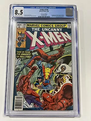 Buy X-Men 129 1980 Cgc 8.5 OW/W Pages Newsstand Marvel Comics • 155.31£