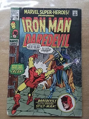 Buy Marvel Superheroes 28.  Iron Man And Daredevil 1970 • 5£