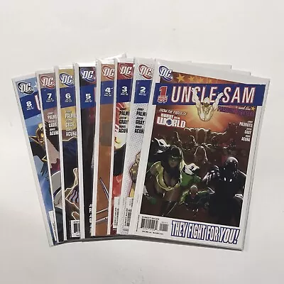 Buy Uncle Sam And The Freedom Fighters 1 2 3 4 5 6 7 8 Set Of 8 2006 D.C. Nm • 11.64£