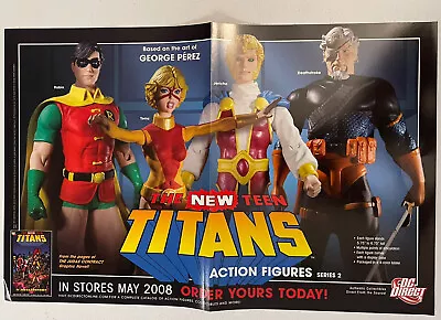 Buy New Teen Titans  Action Figures Promo Poster 2008 17  X 11  Robin Deathstroke • 9.05£