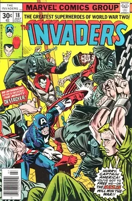 Buy INVADERS #18 F, Marvel Comics 1977 Stock Image • 4.66£