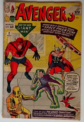 Buy Comic Book- Avengers #2 Kirby, Reinman & Lee Sub-Mariner 1963 • 297.44£