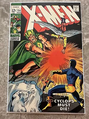 Buy X-Men #54 VF+ (1969 Marvel Comics) - 1st Appearance Alex Summers, High Grade • 170.85£