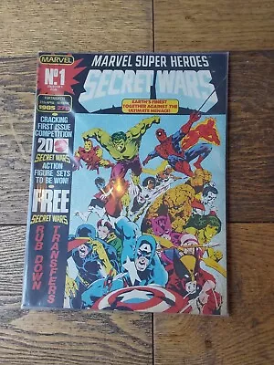 Buy Marvel Super Heroes Secret Wars #1 27th April 10th May 1985 No Gift British Rare • 20£