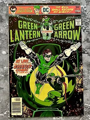 Buy Green Lantern Green Arrow #90 F/VF (1976) Newsstand 🔥 1st App Saarek DC Grell • 9.31£