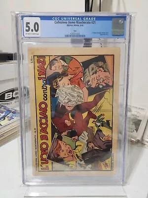 Buy Collezione Uomo Mascherato #21 CGC 5.0 1946 Superman Italy Edition Foreign RARE • 232.98£