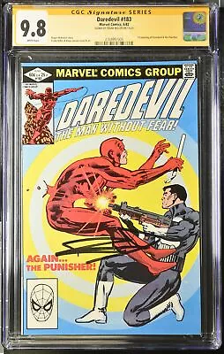 Buy * DAREDEVIL #183 CGC 9.8 SS Signed MILLER Classic Punisher (2768997004) * • 384.39£