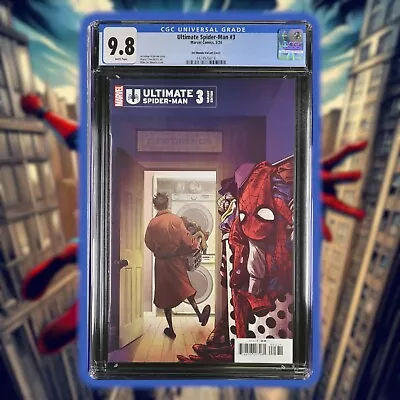 Buy Ultimate Spider-man #3 ~ Mike Del Mundo Variant ~ Cgc 9.8 Marvel 2024! Gcb572 • 38.86£