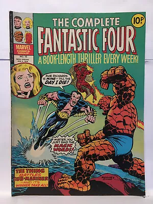Buy Complete Fantastic Four #15 VG/FN Marvel UK Comics Magazine • 3.99£