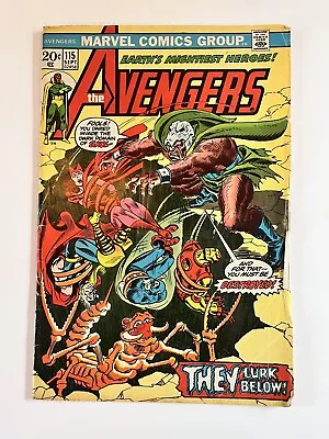 Buy Avengers #115  THEY LURK BELOW!  Marvel Comics, 1973 • 3.11£