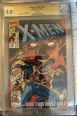 Buy UNCANNY X-MEN #287 CGC 9.8 Bishop Joins X-Men WHILCE PORTACHIO SIGNED 4/92 • 95£