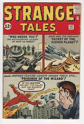 Buy Strange Tales 102 (1962) 6.5 FN+ 1st Appearance The Wizard MARVEL SILVER AGE FF • 164.64£