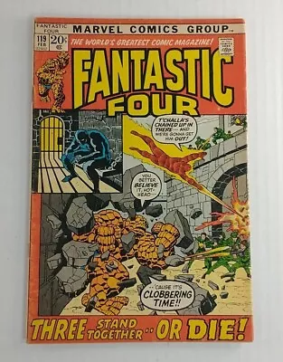 Buy Fantastic Four # 119 Feb. 1972 Three Stand Together ... Or Die Marvel Comics  • 16.77£