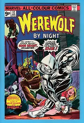 Buy WEREWOLF BY NIGHT # 32 VFN ORIGIN & 1st APPEARANCE Of MOON KNIGHT_HIGH GRADE KEY • 343£