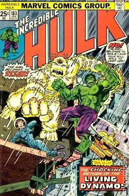 Buy Incredible Hulk #183 VG 1975 Stock Image Low Grade • 7.77£