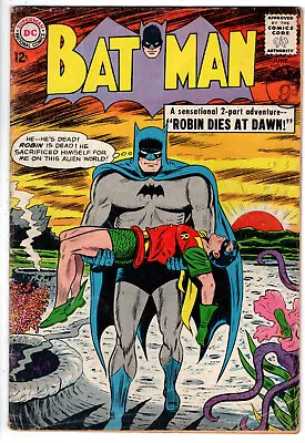Buy Batman #156 (1963) - Grade 4.5 - Robin Dies At Dawn - Silver Age - Iconic Cover! • 155.32£