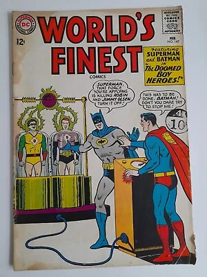Buy World's Finest #147 Feb 1965 Good/VGC 3.0  The New Terrific Team!  • 6.99£