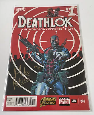 Buy Deathlok #1 - Signed By Mike Perkins - Number 22 Out Of 25 Signed NM • 12.99£