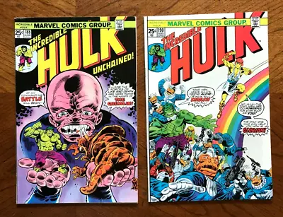 Buy The Incredible Hulk #188 VG+, #190 VF/NM 1975 Marvel • 11.64£