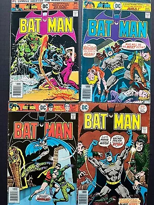 Buy LOT-4 (Four) Batman#-277,278,279,281- Low/Mid Grades -BRONZE AGE-DC Robin-1976 • 12.58£
