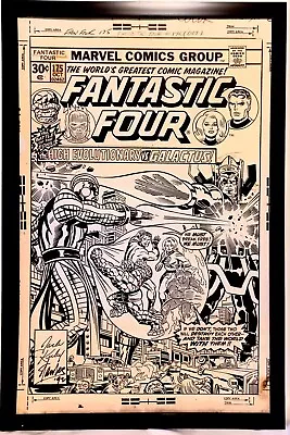 Buy Fantastic Four #175 By Jack Kirby 11x17 FRAMED Original Art Poster Marvel Comics • 46.55£