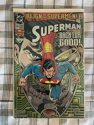 Buy Superman #82 Chromium Cover DC Comics NM (Oct 1993) • 7.77£