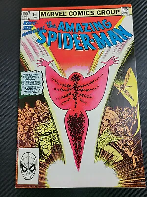 Buy Amazing Spiderman Annual #16 VF/NM 1st App Of Monica Rambeau Spider-man Barcode • 310.60£