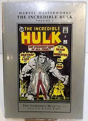 Buy Marvel Masterworks The Incredible Hulk Vol 1 HCDJ 2003 Sealed • 38.82£