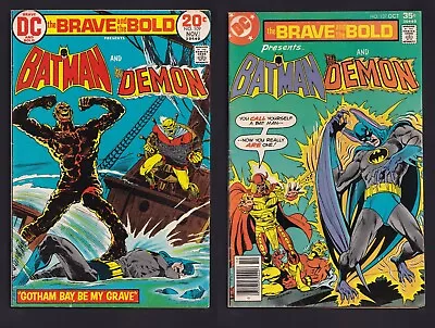 Buy The Brave And The Bold #109 & #137 Feat. Etrigan The Demon DC 1973 • 6.22£