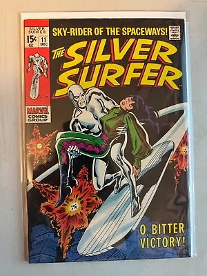 Buy Silver Surfer #9 - John Buscema - 2nd App Of Ghost - Marvel Comics 1969 • 24.84£