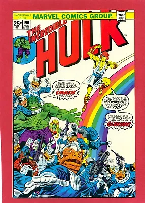 Buy Incredible Hulk #190 9.8! Sick Copy! Glorian • 58.24£