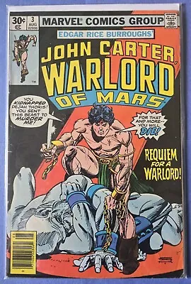 Buy Marvel Comics - John Carter Warlord Of Mars - Volume 1 - #3 - Aug 1977 • 9.13£