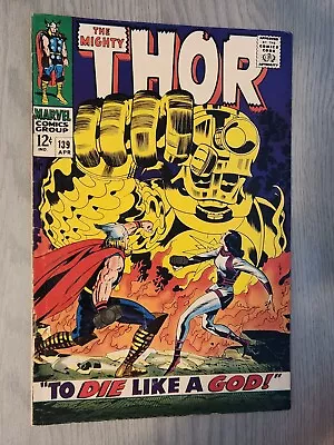 Buy Thor #139 Celestials!  Stan Lee! Jack Kirby Art! Marvel 1967 Nice Copy • 11.66£