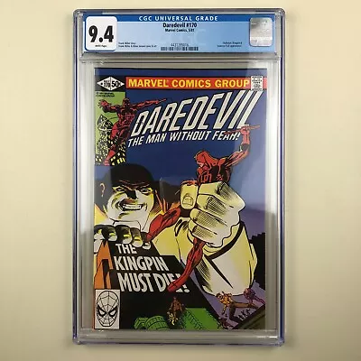 Buy Daredevil #170 (1981) CGC 9.4, 1st Kingpin In Title • 77.66£