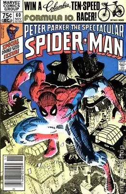 Buy Spectacular Spider-Man Peter Parker #60 FN- 5.5 1981 Stock Image Low Grade • 4.74£